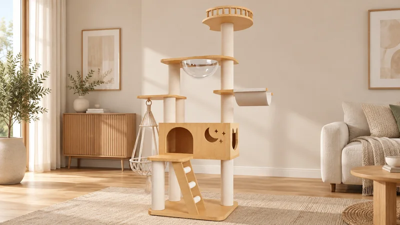 Multi-Feature Cat Tree: Build a Spare-Parts and After-Sales Brief